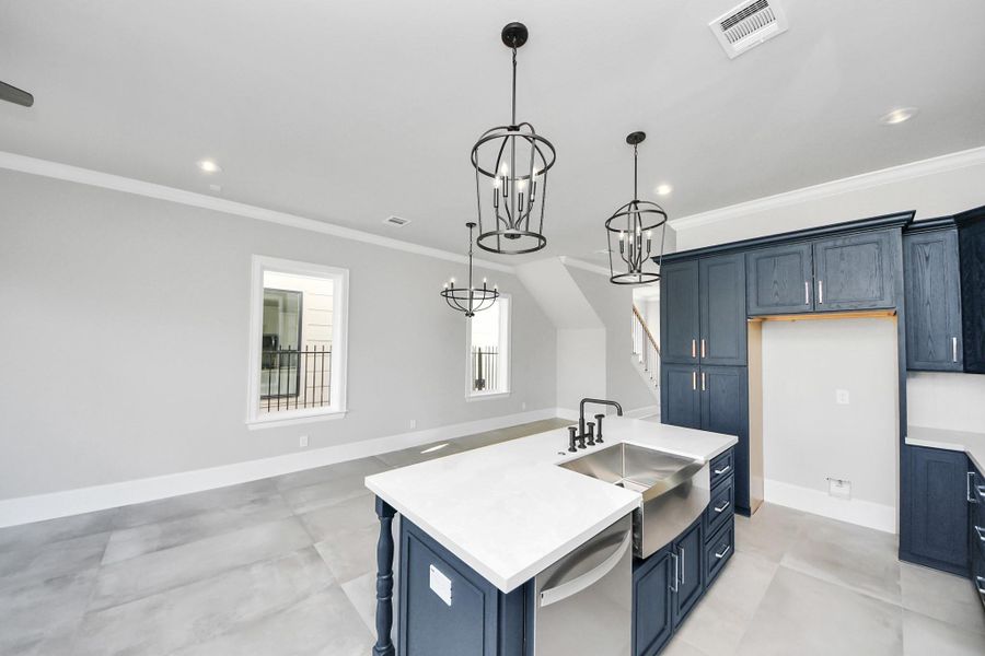 Furnished interior view inside a new home in , Houston (Image 5). Furnished interior view inside a new home in , Houston (Image 5).