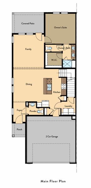 2D floor plan layout for the Manitou by View Homes in Aspen Meadows – Townhomes, Colorado Springs, CO (Image 3). 2D floor plan layout for the Manitou by View Homes in Aspen Meadows – Townhomes, Colorado Springs, CO (Image 3).