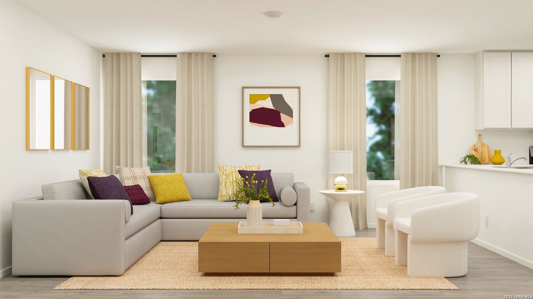 Furnished interior view inside a new home in Tobey Ridge, Jourdanton (Image 17).