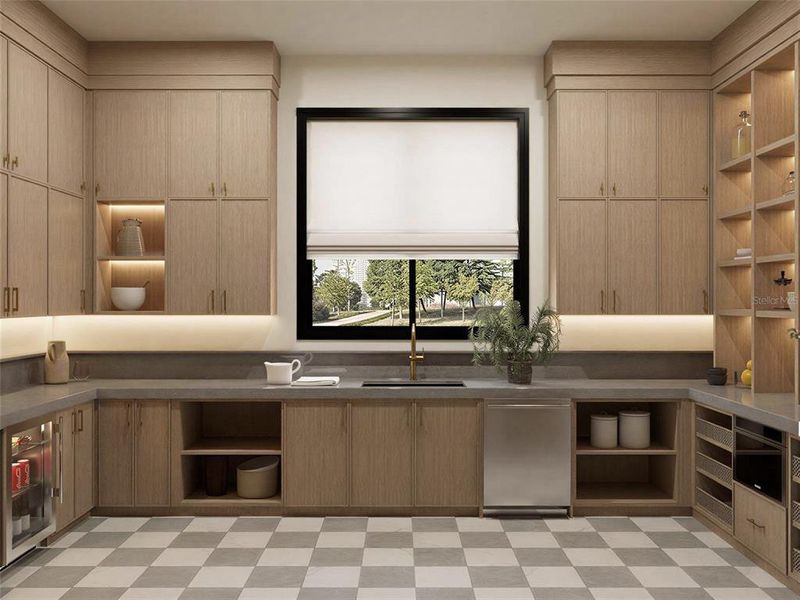 Furnished interior view inside a new home in Lake Sheen Sound, Orlando (Image 39).