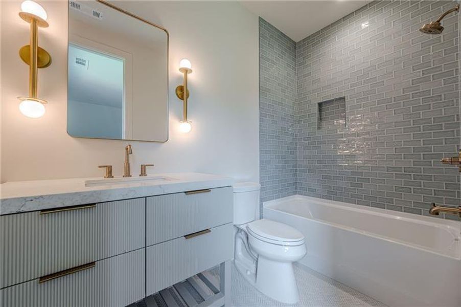 Furnished interior view inside a new home in , Canton (Image 17).