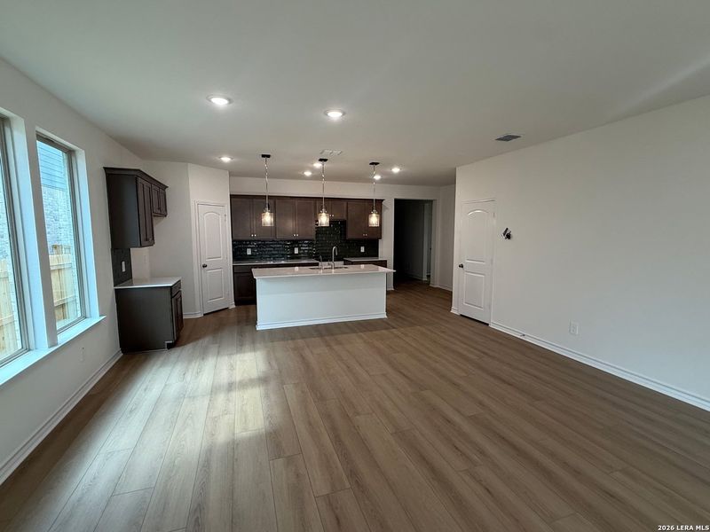 Spacious, unfurnished interior of a new home in Bison Ridge, San Antonio (Image 3). Spacious, unfurnished interior of a new home in Bison Ridge, San Antonio (Image 3).