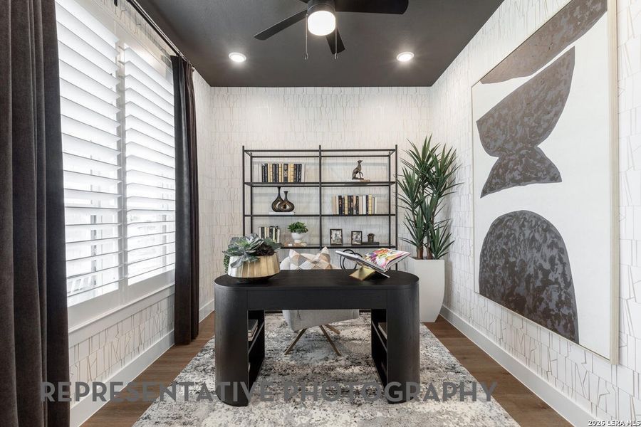 Furnished interior view inside a new home in Mayfair, New Braunfels (Image 42).