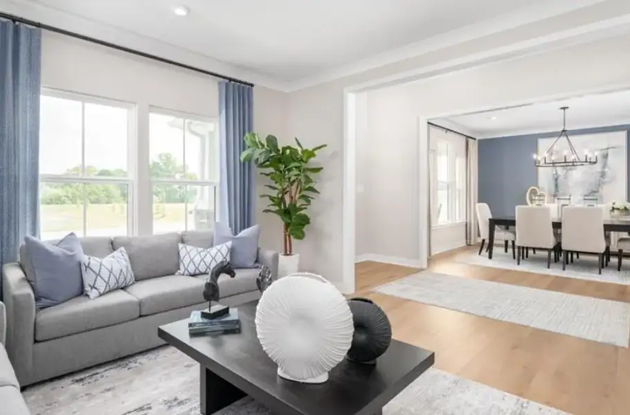 Furnished interior view inside a new home in , Commerce (Image 7).