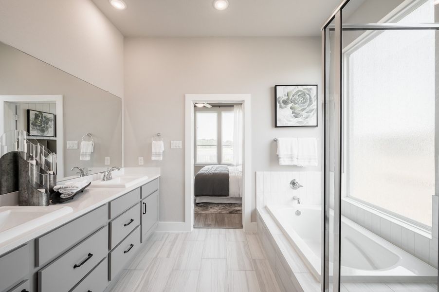 Representative furnished interior of a home built from the Whimbrel by Tri Pointe Homes in Jubilee 50′, Hockley (Image 14). Representative furnished interior of a home built from the Whimbrel by Tri Pointe Homes in Jubilee 50′, Hockley (Image 14).