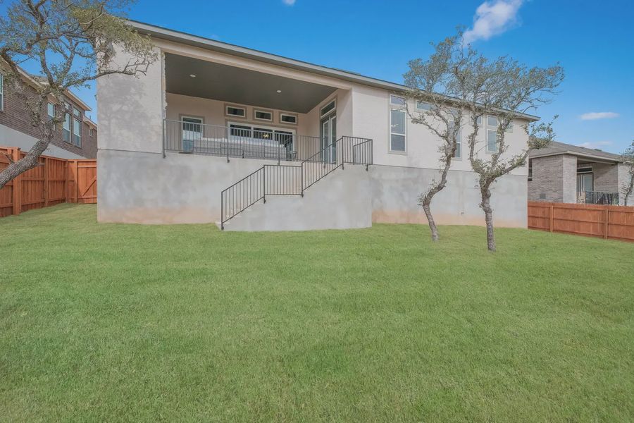 Representative exterior details of a home built from the Anthony by Chesmar Homes in Potranco Oaks 100's, Castroville (Image 4).