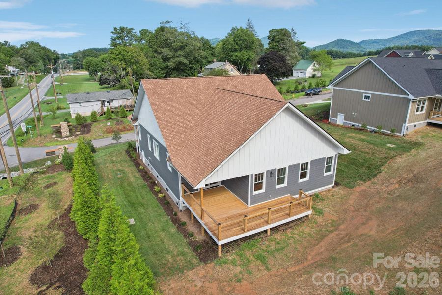Exterior details and patio area of a home in , Hendersonville (Image 29).