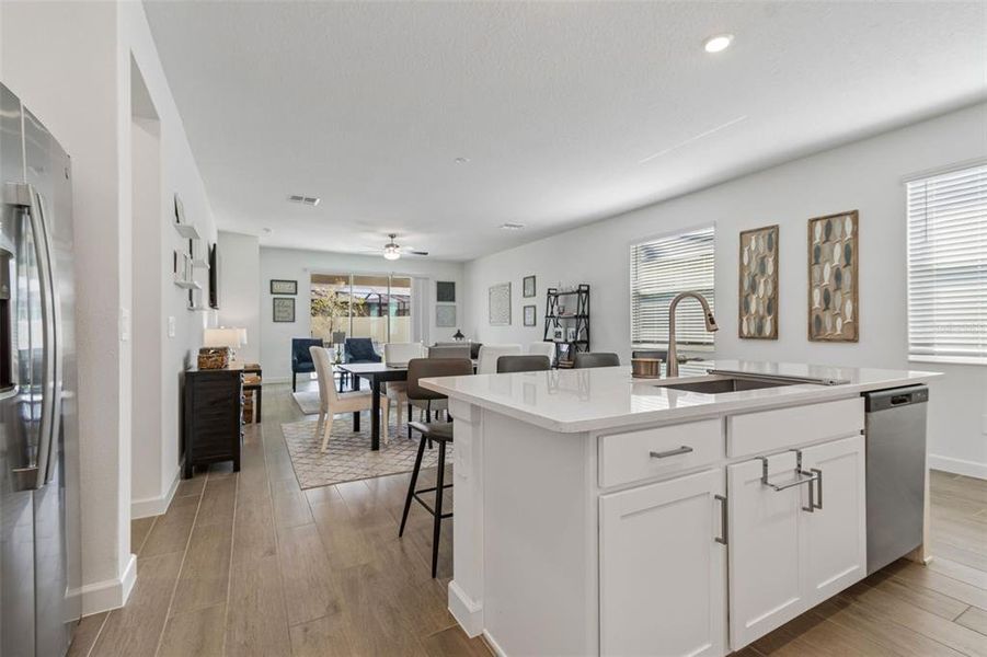Furnished interior view inside a new home in Mirada Active Adult, San Antonio (Image 42).