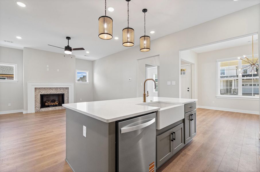 Furnished interior view inside a new home in Lockwood, Collierville (Image 8).