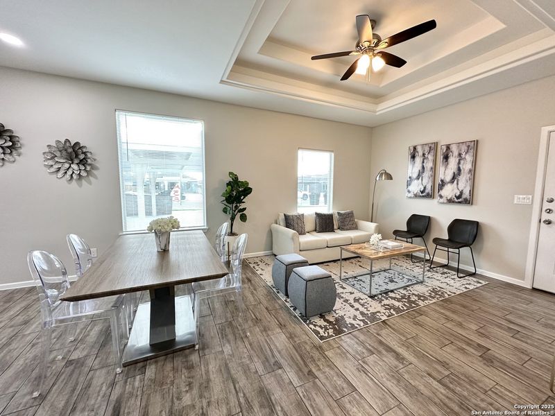 Furnished interior view inside a new home in , Edinburg (Image 23).