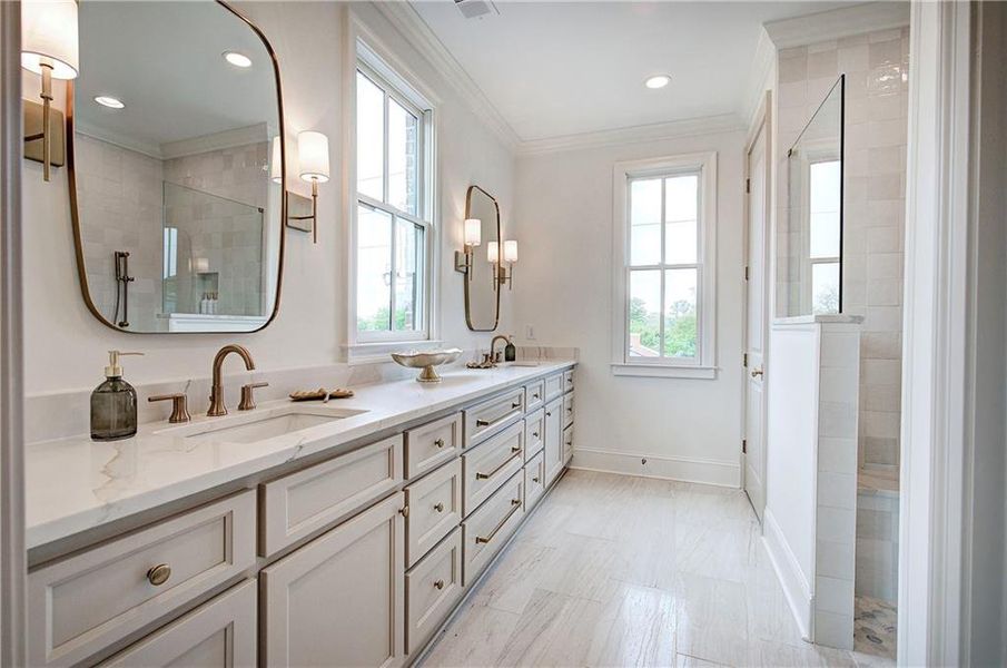 Furnished interior view inside a new home in , Cartersville (Image 20).