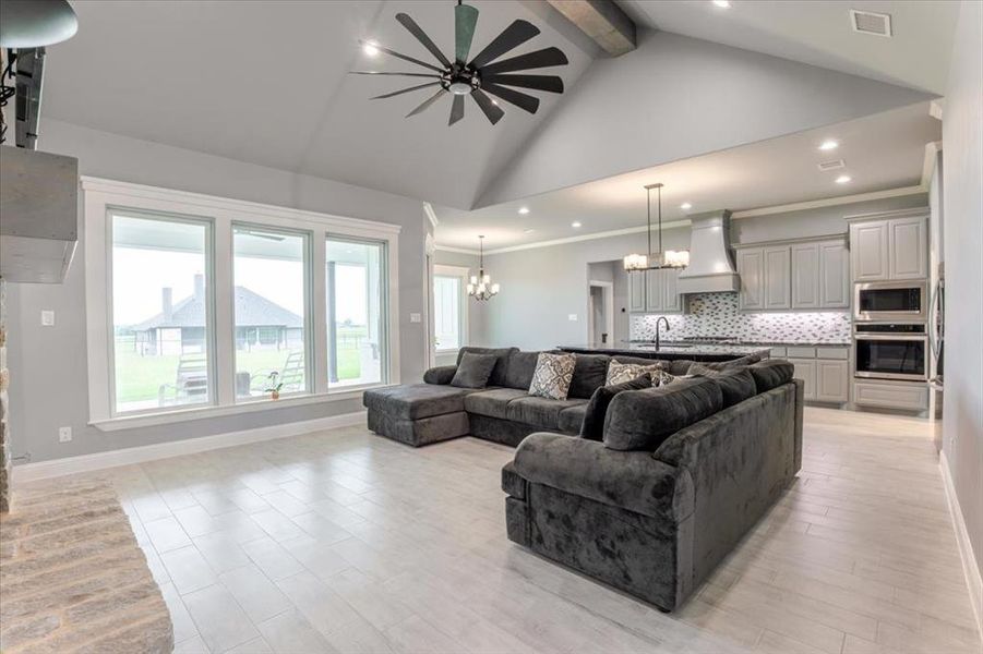 Furnished interior view inside a new home in , Godley (Image 26).