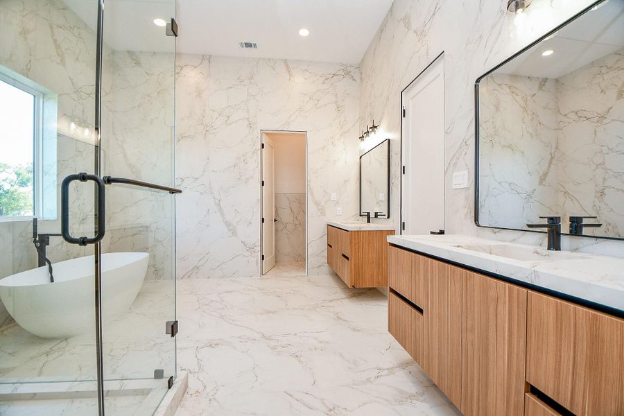 Furnished interior view inside a new home in , Houston (Image 18).