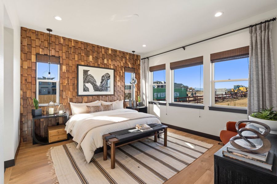 Representative furnished interior of a home built from the 1 by Trumark Homes in RainDance, Windsor (Image 12).