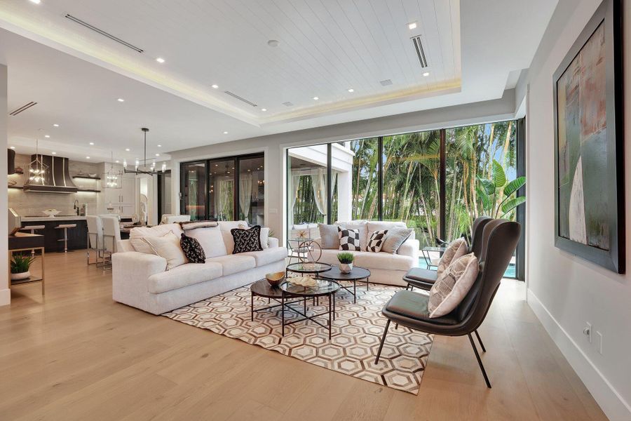 Furnished interior view inside a new home in , West Palm Beach (Image 14).