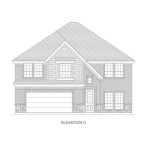 Representative rendering of the exterior for the Princeton 2F-EW by First Texas Homes (Image 3). Representative rendering of the exterior for the Princeton 2F-EW by First Texas Homes (Image 3).