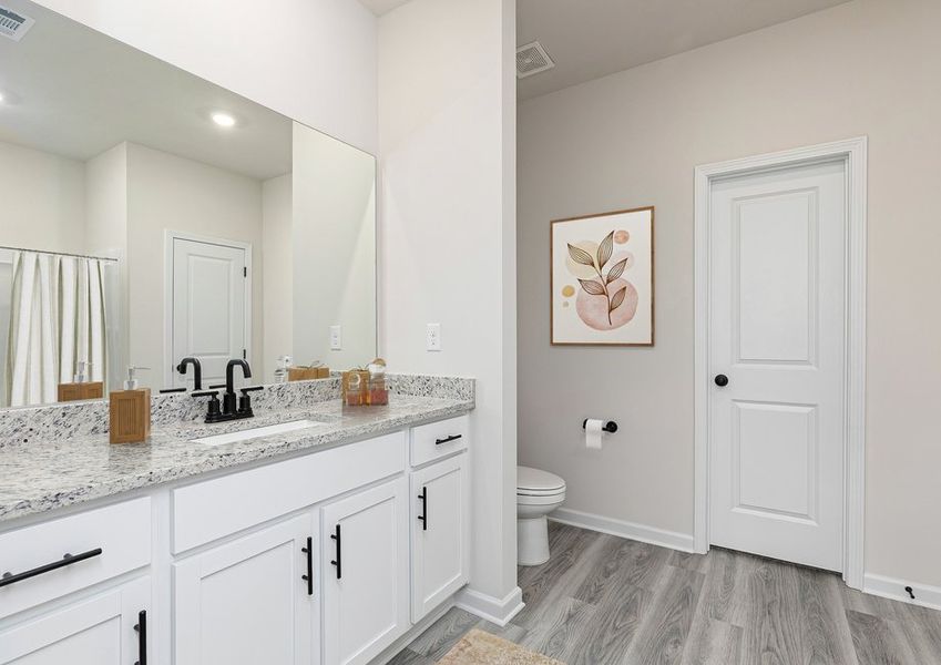 Representative furnished interior of a home built from the Blanco by LGI Homes in Lake Preserve at Jackson Trail, Jefferson (Image 6).