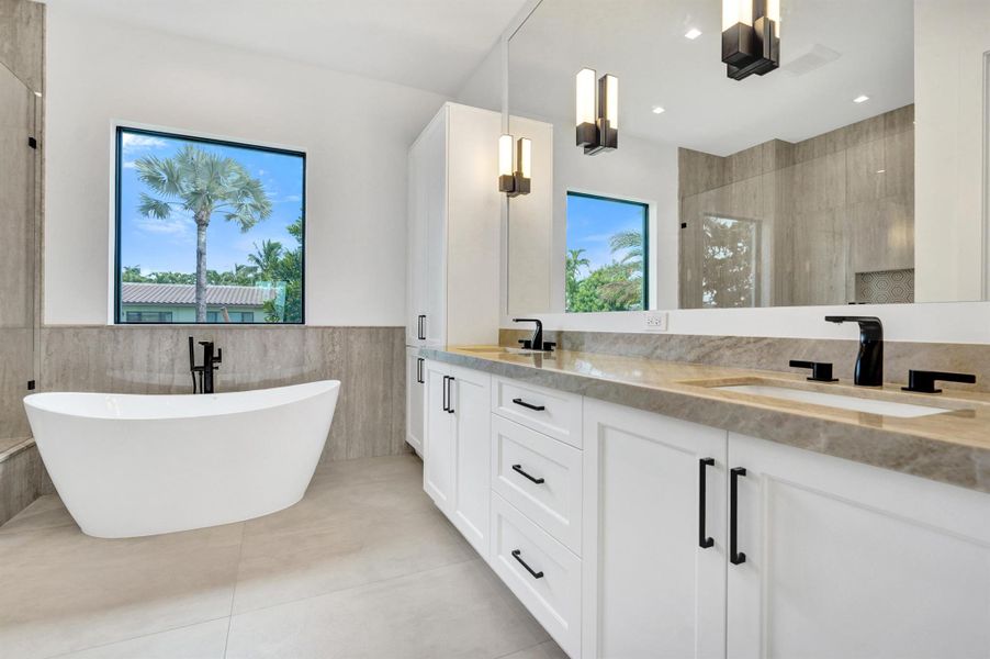 Furnished interior view inside a new home in , Lighthouse Point (Image 5).