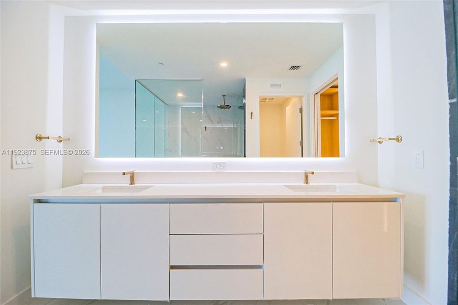 Furnished interior view inside a new home in , Miami (Image 45).