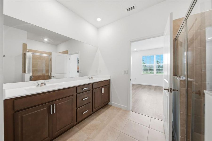 Furnished interior view inside a new home in The Timbers at Everlands, Palm Bay (Image 17).