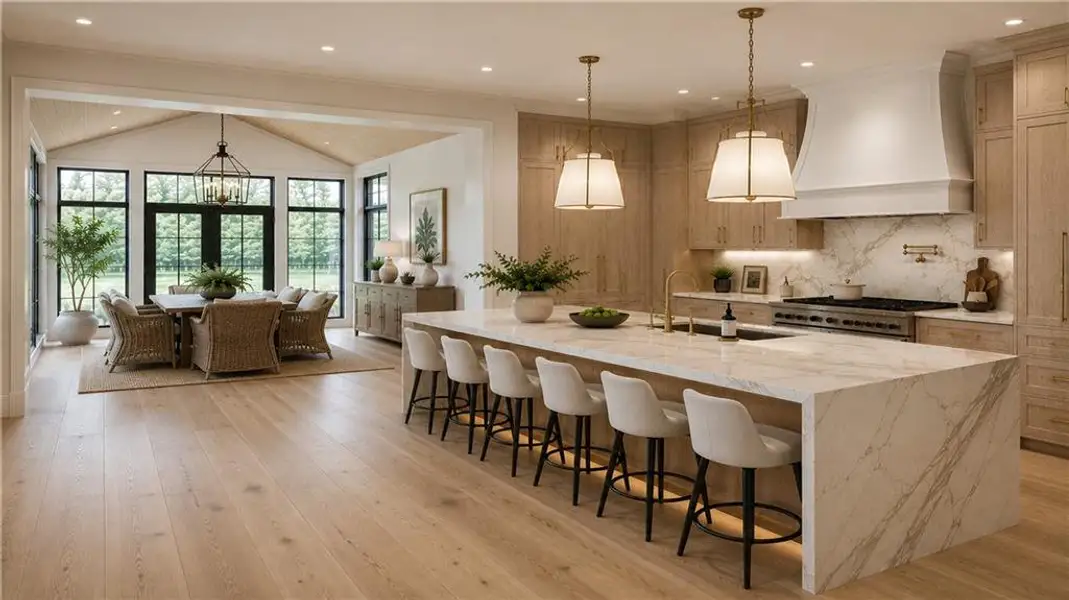 Furnished interior view inside a new home in , Alpharetta (Image 5).
