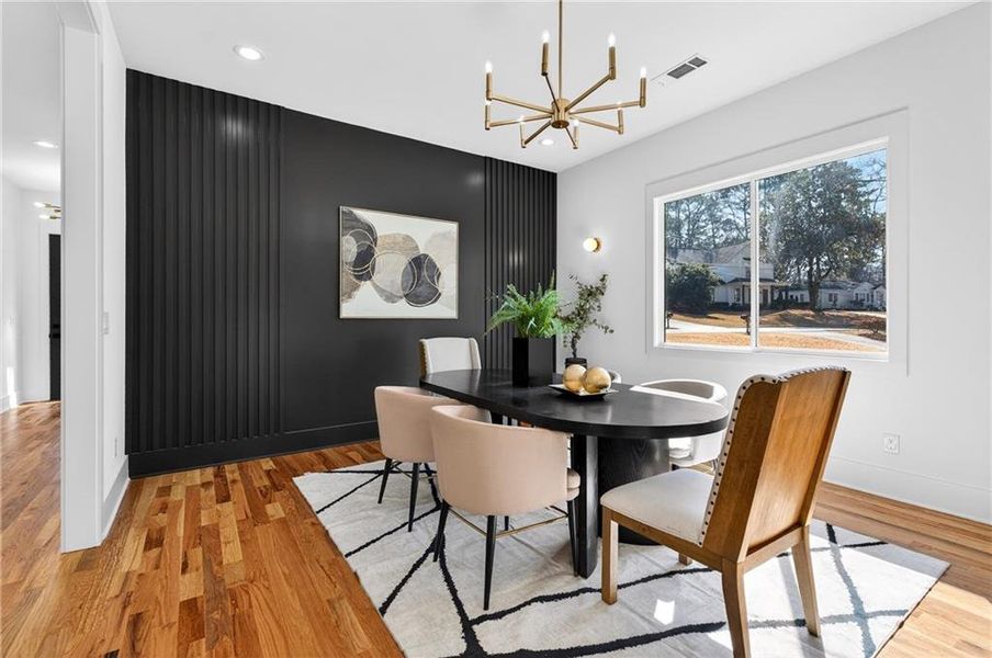 Furnished interior view inside a new home in , Atlanta (Image 47).