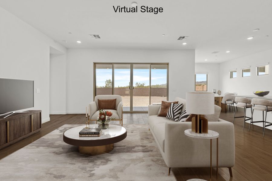 Furnished interior view inside a new home in Tavira at Twin Peaks, Oro Valley (Image 4).