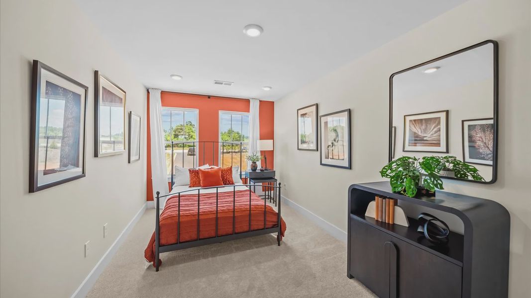 Furnished interior view inside a new home in Gresham Station, Simpsonville (Image 16). Furnished interior view inside a new home in Gresham Station, Simpsonville (Image 16).