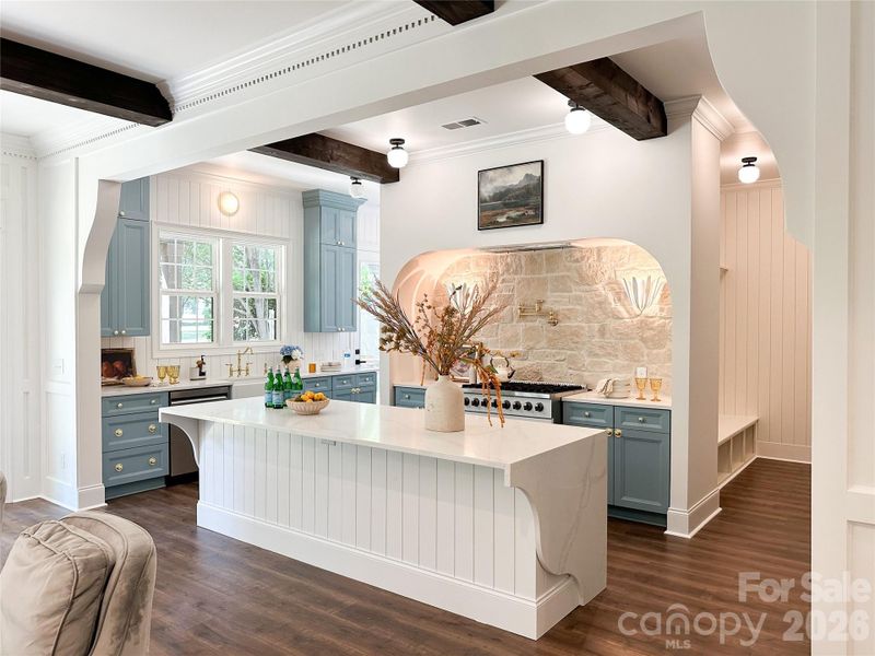 Furnished interior view inside a new home in , Matthews (Image 29).