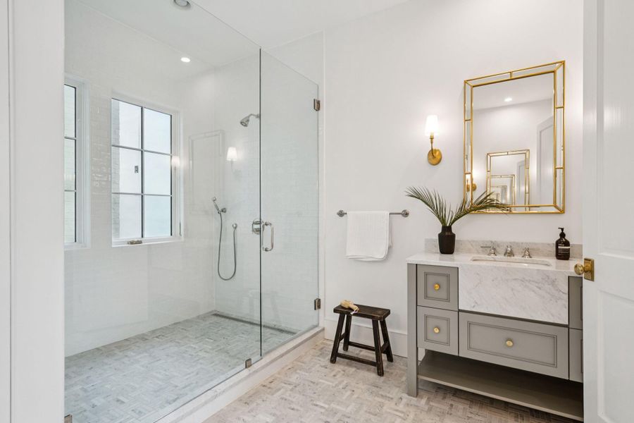 Furnished interior view inside a new home in , Charleston (Image 11).