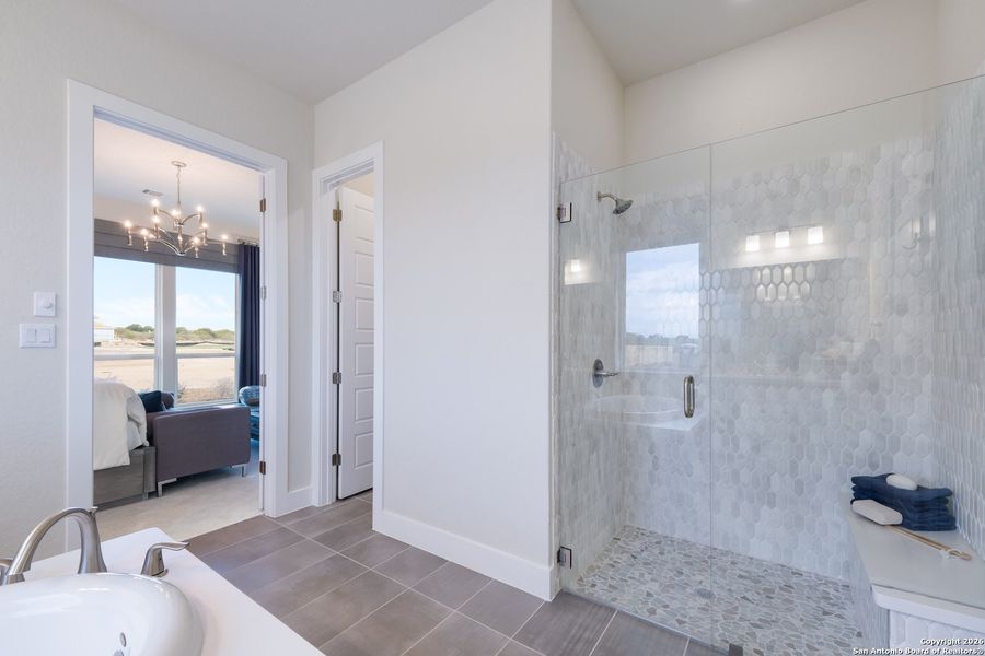 Furnished interior view inside a new home in Veramendi, New Braunfels (Image 10).