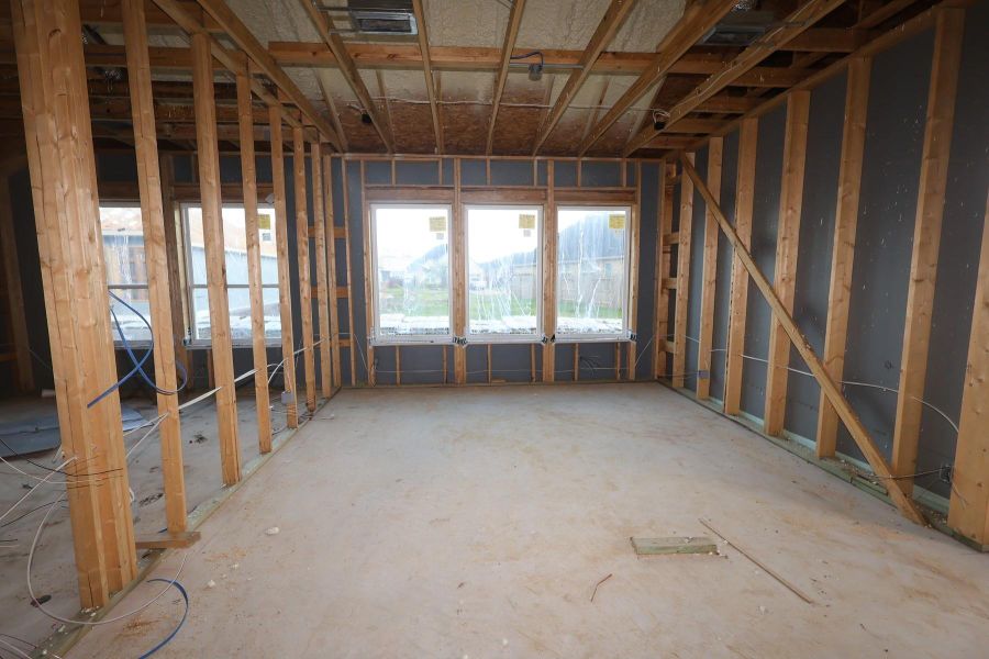 In-progress construction of a new home in Brookewater - Terrace Collection, Rosenberg, TX (Image 5).