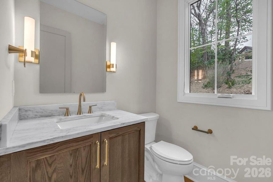Main-level half bath