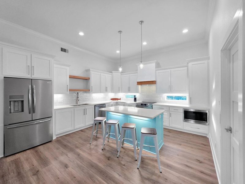 Furnished interior view inside a new home in , Bolivar Peninsula (Image 15).
