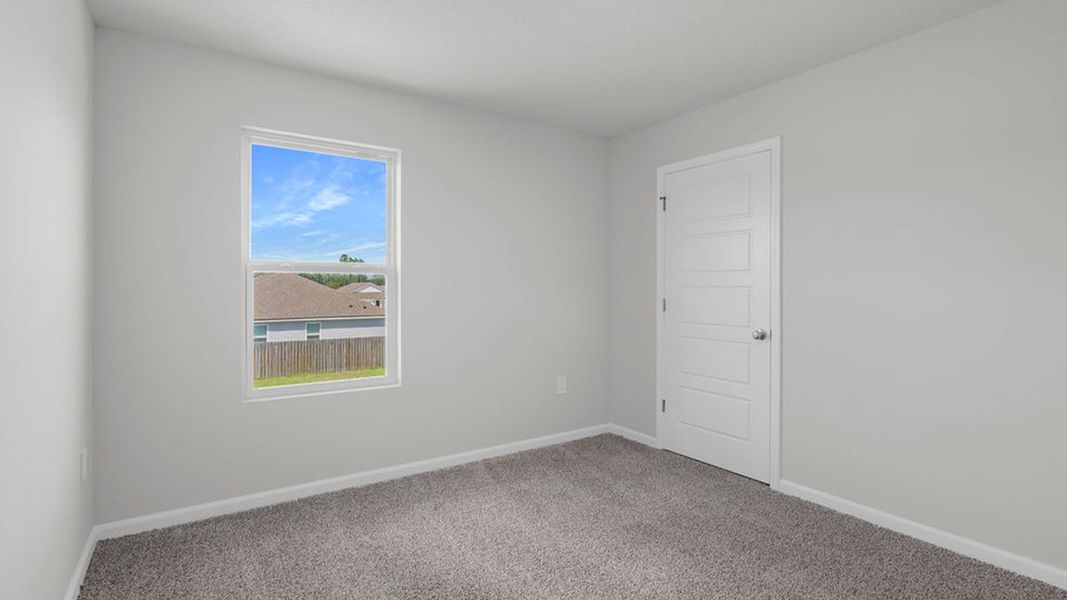 Spacious, unfurnished interior of a new home in Wesley Park, Crawfordville (Image 49).