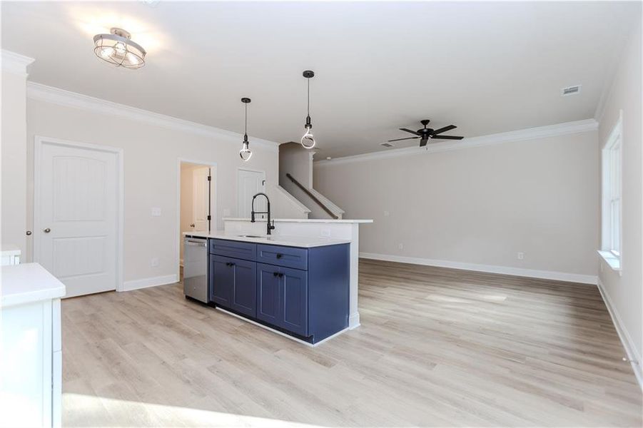 Furnished interior view inside a new home in , Atlanta (Image 5).