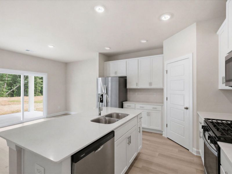 Furnished interior view inside a new home in Southwell Commons, Anderson (Image 5). Furnished interior view inside a new home in Southwell Commons, Anderson (Image 5).