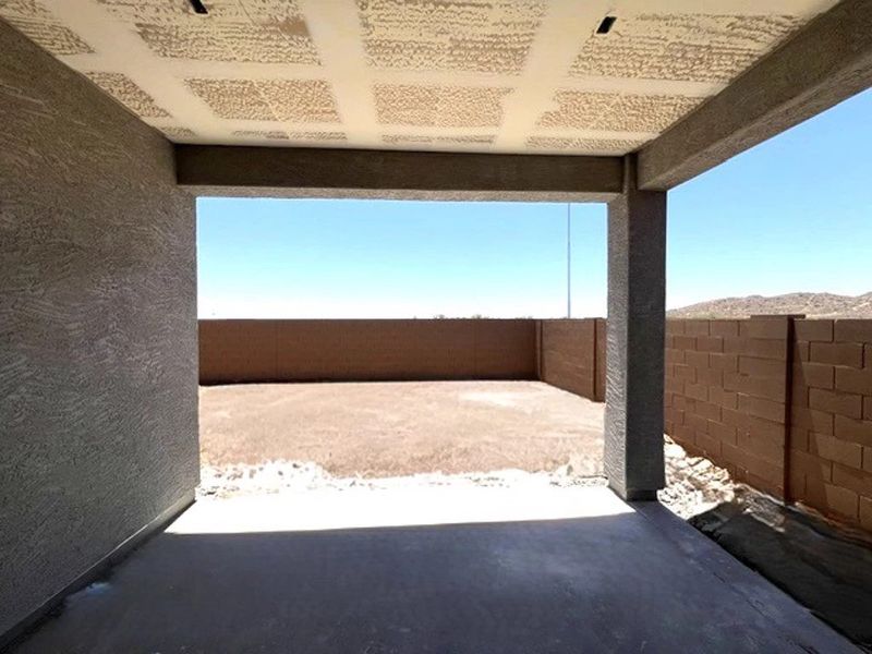 Covered patio