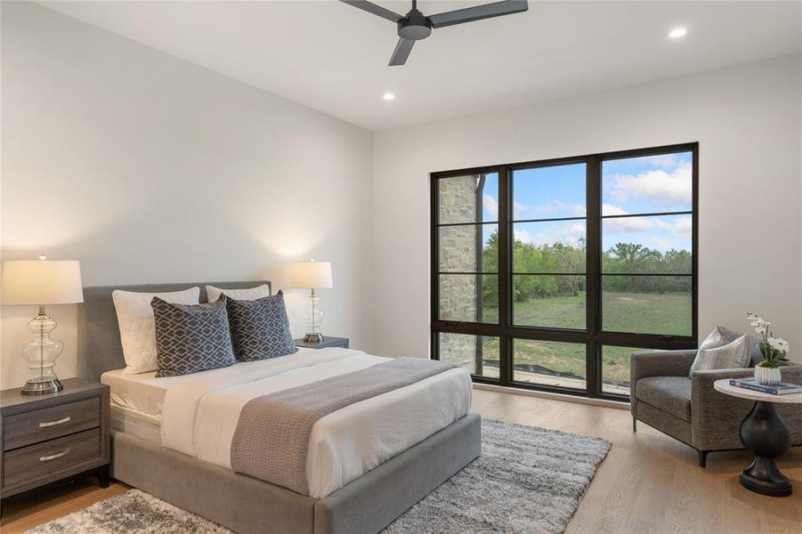 Furnished interior view inside a new home in , Frisco (Image 29).