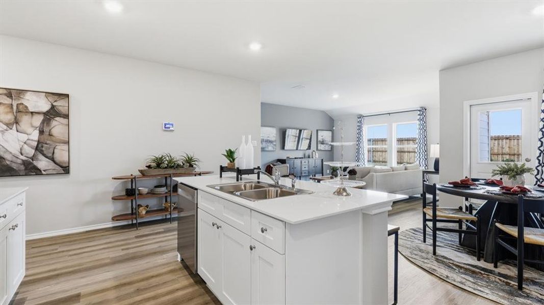 Furnished interior view inside a new home in Townes Landing, Fort Worth (Image 8). Furnished interior view inside a new home in Townes Landing, Fort Worth (Image 8).