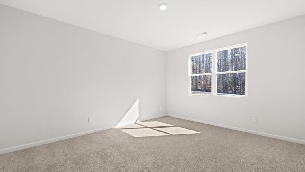 Spacious, unfurnished interior of a new home in Hamptons at Riverwood South, Dallas (Image 22).