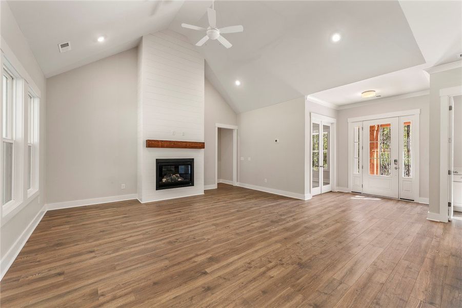 Great room - Images are of a different home with a