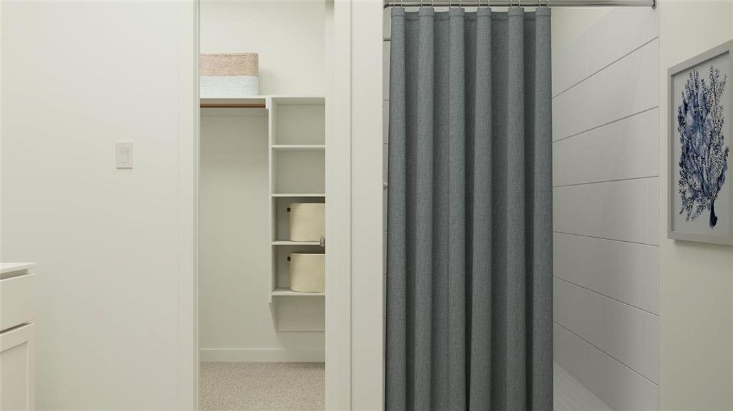 View of closet View of closet