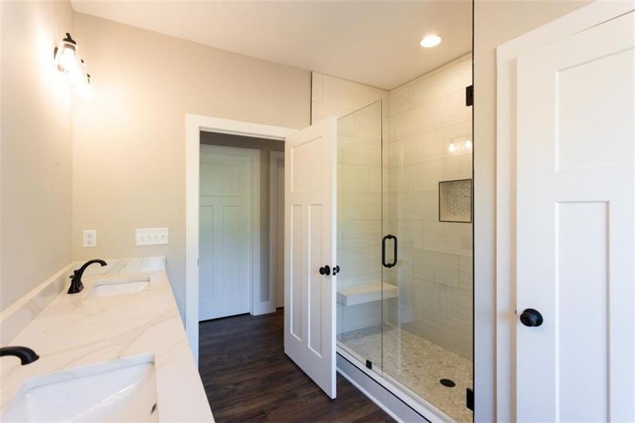 Furnished interior view inside a new home in , Social Circle (Image 5).