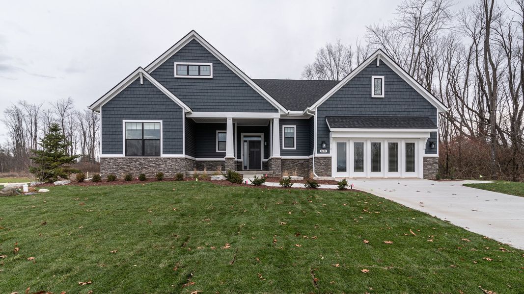 Representative exterior photo of a completed home built from the The Natural by Norfolk Homes in Coronado Estates, Jackson, MI (Image 27).