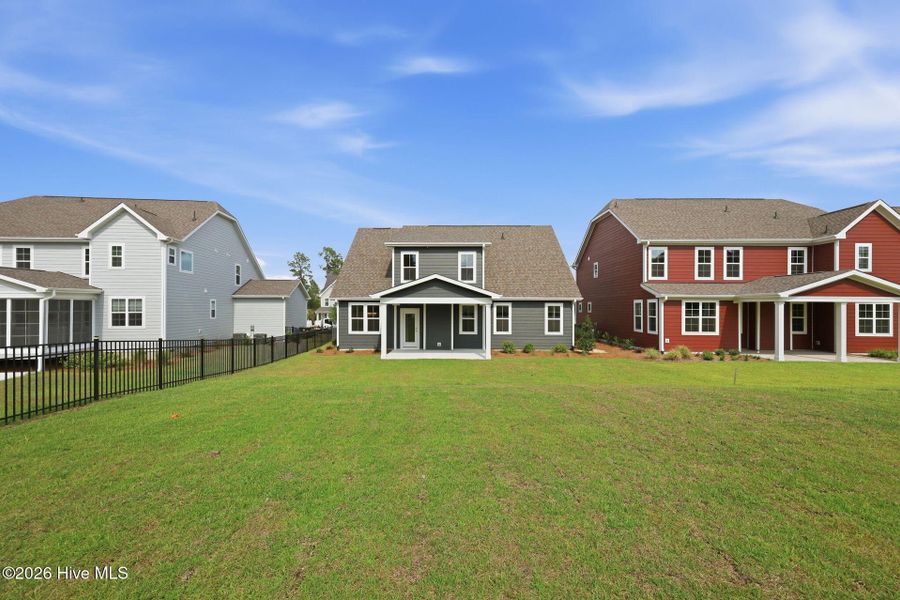 Exterior details and patio area of a home in Legacy Lakes, Aberdeen (Image 23).
