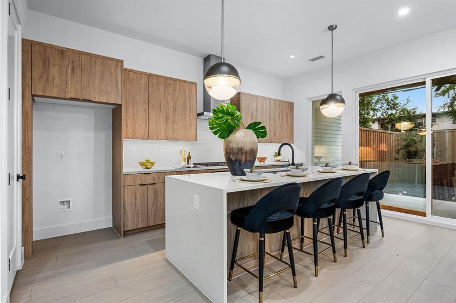 Furnished interior view inside a new home in , Dallas (Image 21). Furnished interior view inside a new home in , Dallas (Image 21).