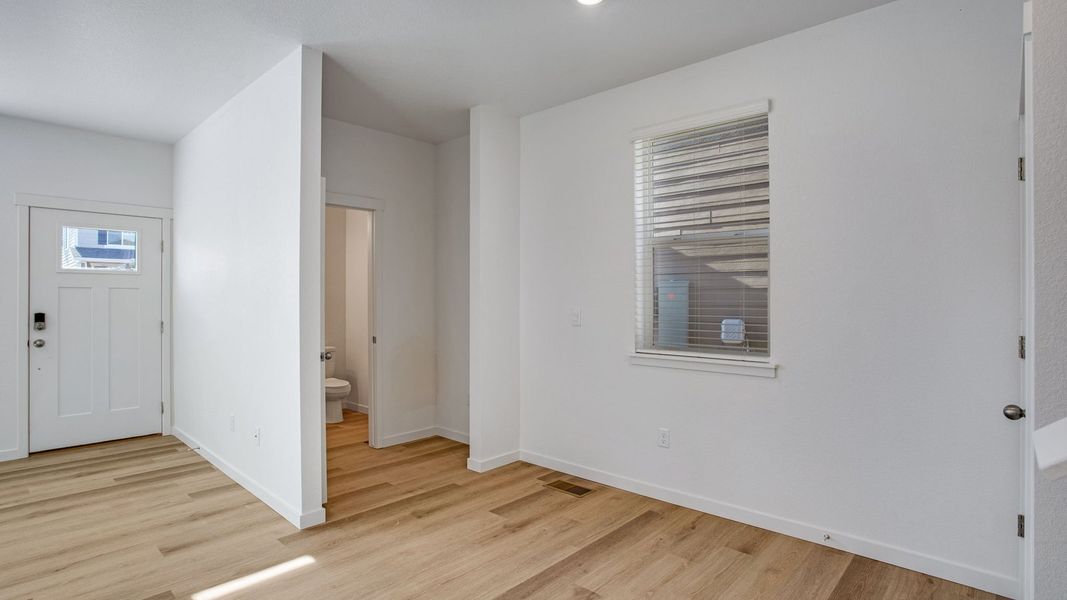 Spacious, unfurnished interior of a new home in Revere at Johnstown, Johnstown (Image 19). Spacious, unfurnished interior of a new home in Revere at Johnstown, Johnstown (Image 19).