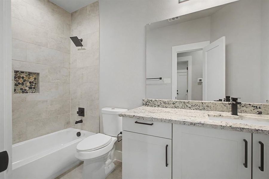 Furnished interior view inside a new home in , Dallas (Image 11). Furnished interior view inside a new home in , Dallas (Image 11).