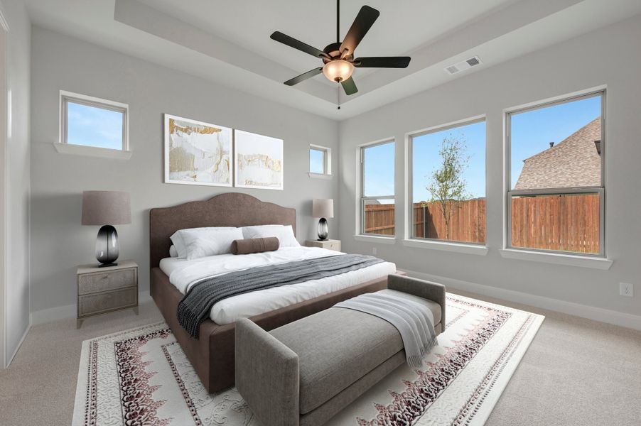 Furnished interior view inside a new home in Tavolo Park Cottages, Fort Worth (Image 6).